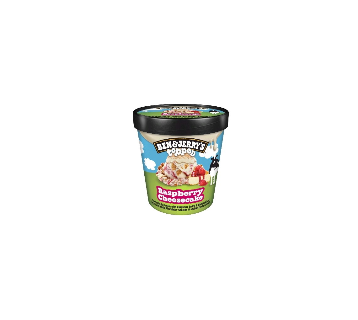 Ben & Jerry's Topped Raspberry Cheesecake Ice Cream