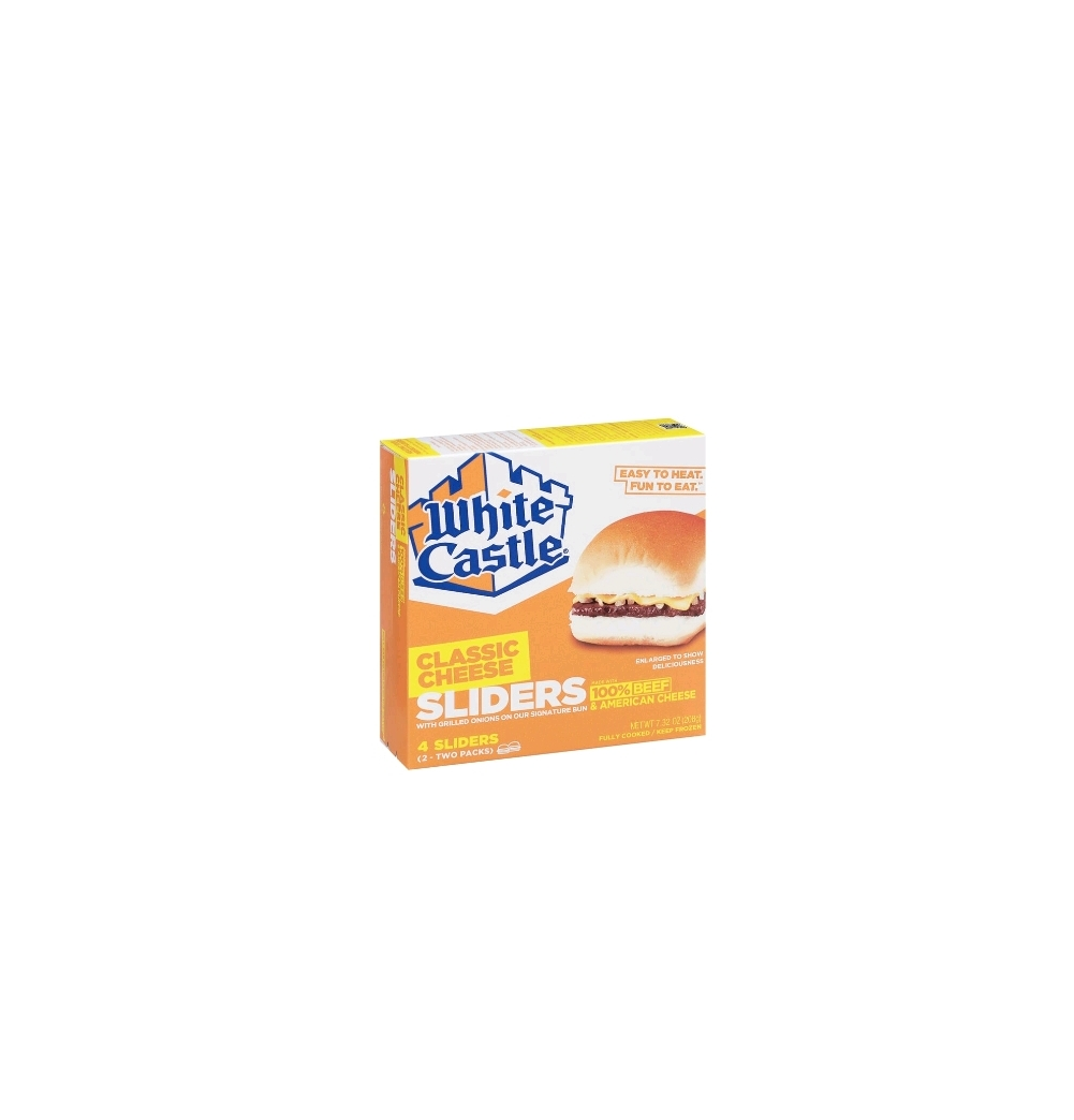 White Castle Classic American Cheese 100% Beef Sliders 4 ct $ 6 29
