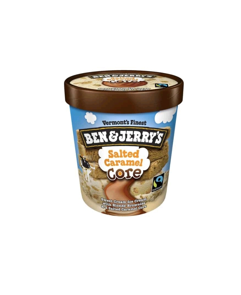 Ben & Jerry's Salted Caramel Core Sweet Cream Ice Cream
