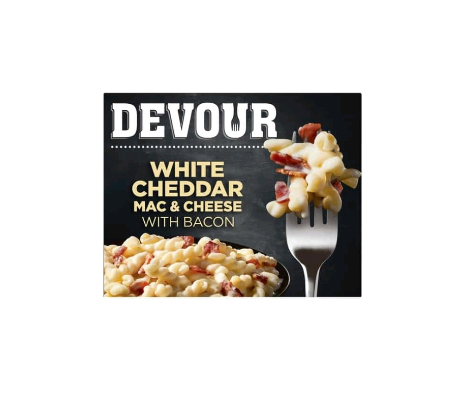 Devour White Cheddar Mac & Cheese Frozen Meal with Bacon