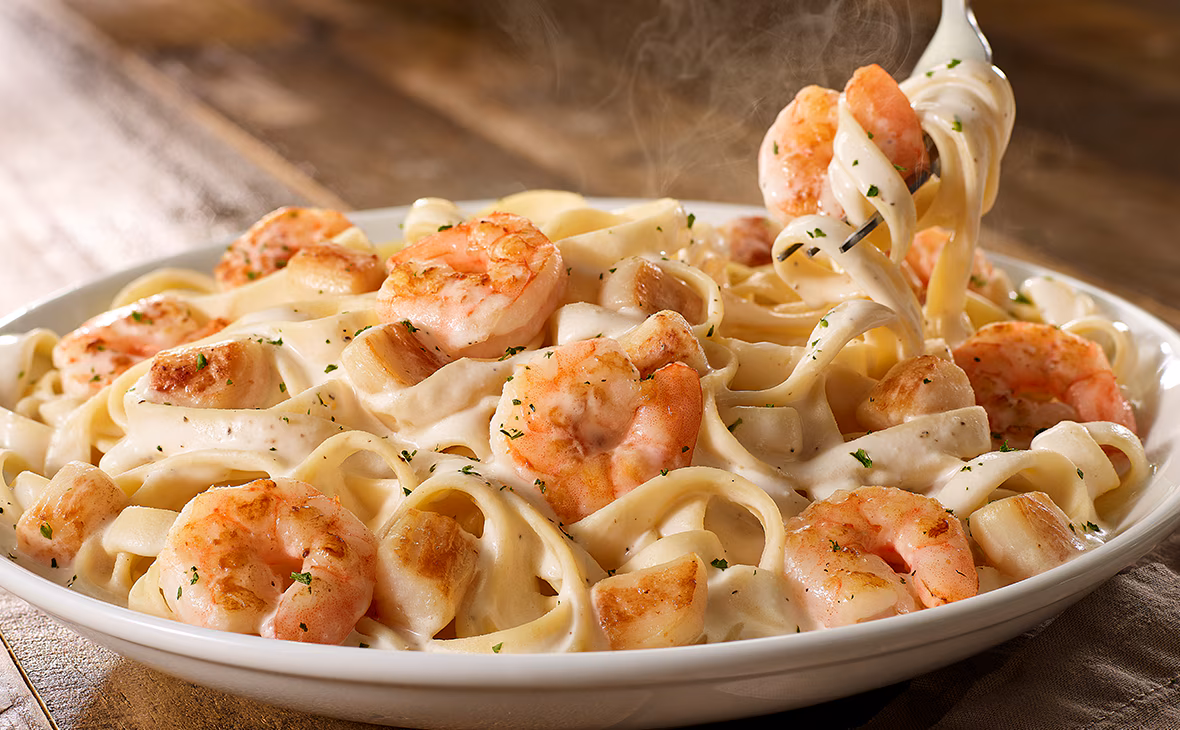 Seafood Alfredo