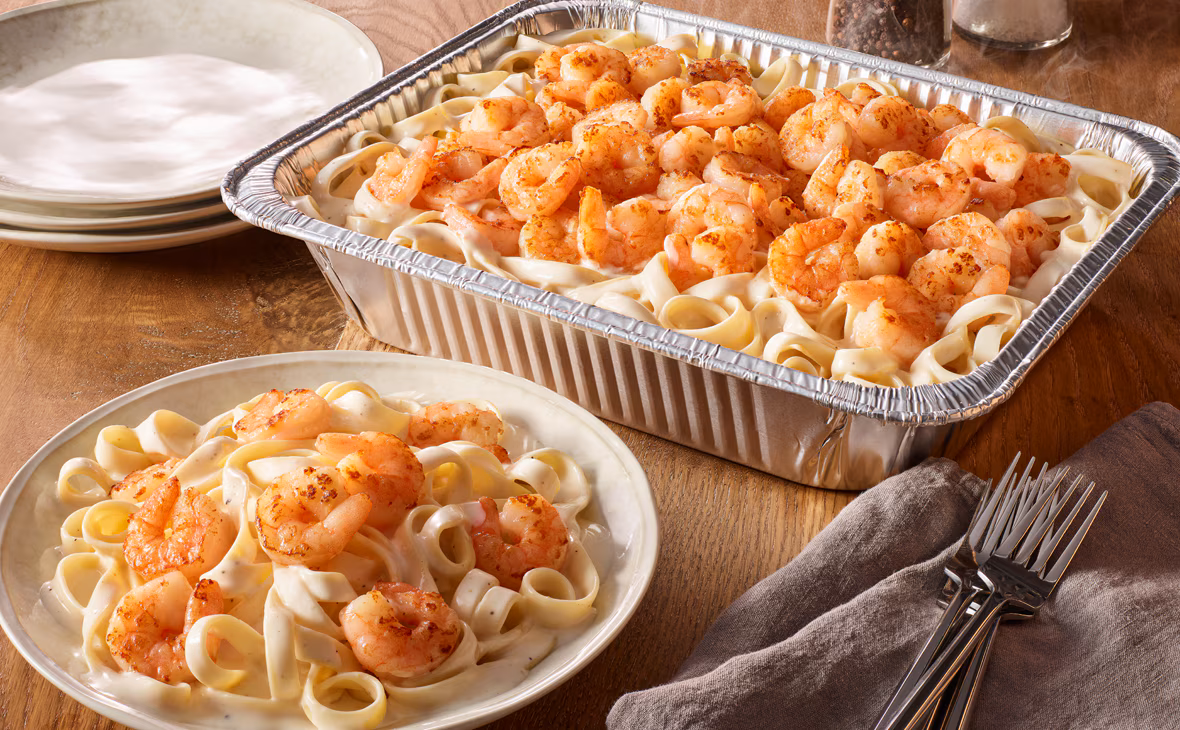 Shrimp Alfredo (Serves 4 - 6)
