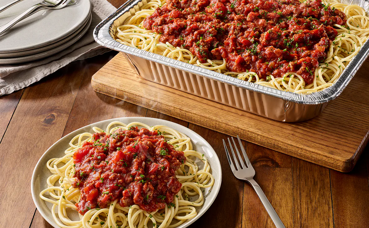 Spaghetti with Meat Sauce** (Serves 4 - 6)
