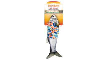 Meowijuana Get Kickin' Big Fishy Tourist Catnip Kicker for Cats (Medium)