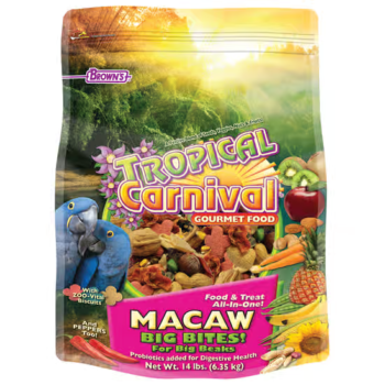 Brown's Tropical Carnival Gourmet Macaw Bird Food