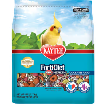Kaytee Forti-Diet Pro Health Cockatiel Bird Food Bag
