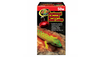 Zoo Med Nocturnal Infrared Heat 0.16 lb 50W Reptile Lamp