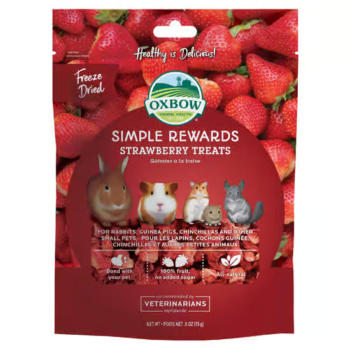 Oxbow Simple Rewards Freeze-Dried Small Animal Treats Strawberry