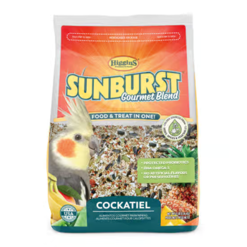 Higgins Sunburst Gourmet Blend Cockatiel Bird Food