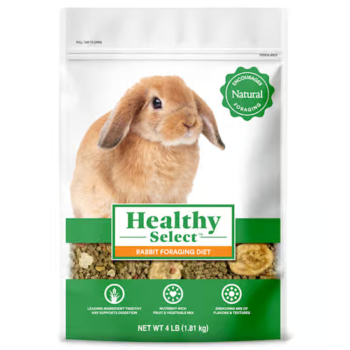 Healthy Select Diet Rabbit Foraging for Small Animals