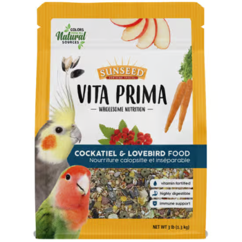 Sunseed Vita Prima Cockatiel & Lovebird Food