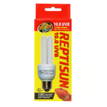 Zoo Med ReptiSun 10.0 UVB Mini 0.25 lb 13W Compact Fluorescent Lamp