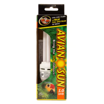 Zoo Med Avian Sun 5.0 UVB Compact Fluorescent Lamp 26W for Birds