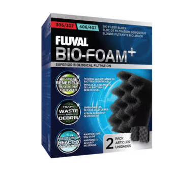 Fluval Bio-Foam Block 306/406 Filter for Aquariums (2 ct)