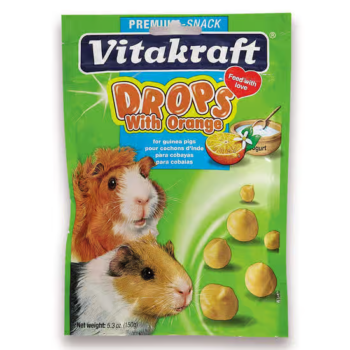 Vitakraft Drops with Orange Guinea Pig Treats