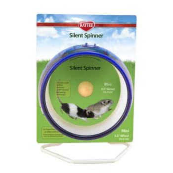Kaytee Silent Spinner Mini Small Animal Exercise Wheel