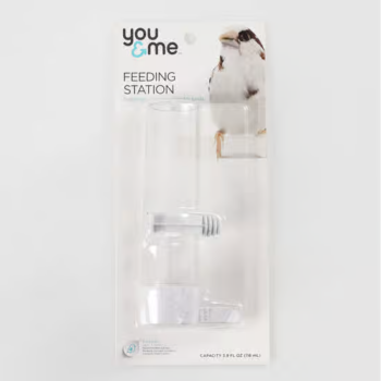 You & Me Fountain Plastic Small Bird Feeder