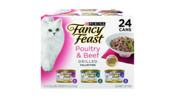 Fancy Feast Grilled in Gravy Poultry & Beef Collection Wet Cat Food Variety Pack (3 oz x 24 ct)