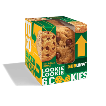 6 Pack Cookie Box