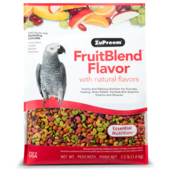 ZuPreem FruitBlend Bird Food with Natural Fruit Flavors Parrot & Conure