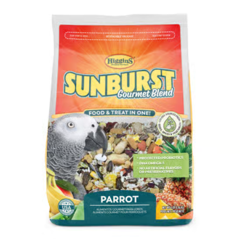 Higgins Sunburst Gourmet Blend Parrot Bird Food