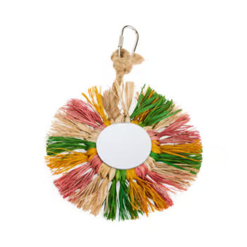 You & Me Straw Hanging Mirror Small Toy