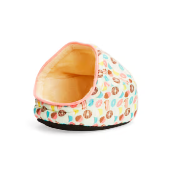 EveryYay Snooze Fest Sweet-Print Cuddle Cup Ferret Bed 11" L X 8.5" W X 9" H