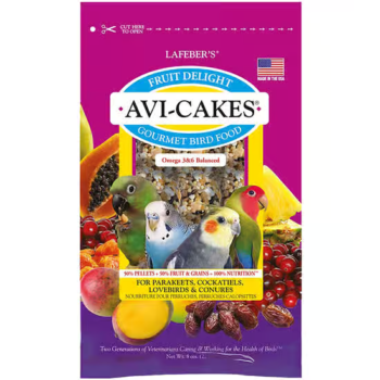 Lafeber's Fruit Delight Small Bird Avi-Cakes Bird Food