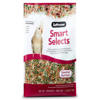 ZuPreem Smart Selects Cockatiel & Lovebirds Bird Food