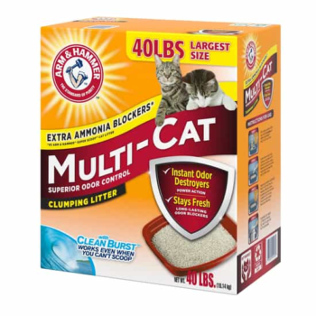 Arm & Hammer Multi-Cat Superior Odor Control Clumping Cat Litter (40 lb)