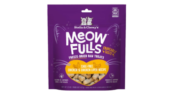 Stella & Chewy's Meowfulls Chicken & Chicken Liver Recipe Freeze Dried Cat Treats (1 oz)