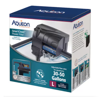 Aqueon Smartclean 250 Gallons Power Filter with Ecorenew Filter Cartridge