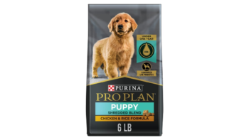 Purina Pro Plan High Protein Puppy Shredded Blend Chicken & Rice Formula Dry Dog Food