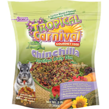 Brown's Tropical Carnival Natural Biscuits Chinchilla Food