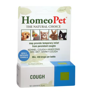 HomeoPet Dog Cat Bird & Small Animal Cough Supplement