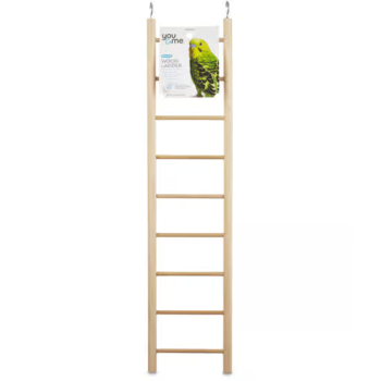 You & Me Nine Step 18" Wood Bird Ladder