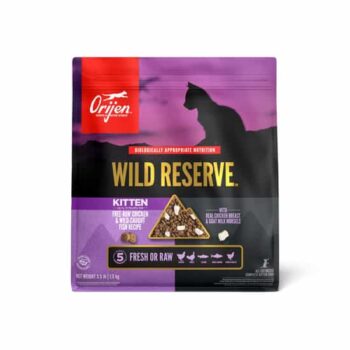 Orijen Wild Reserve Chicken & Wild-Caught Fish Recipe Kitten Dry Cat Food (3.5 lb)