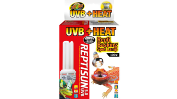 Zoo Med 100W Heat & UVB Basking Fluorescent Bulb