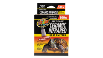 Zoo Med Repticare Ceramic Infrared Heater 100W Reptile Lamp (0.7 lb)
