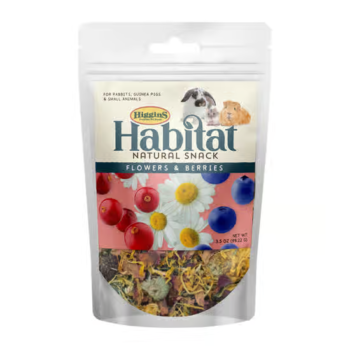 Higgins Flowers & Berries Habitat Natural Snack Small Animal Treats