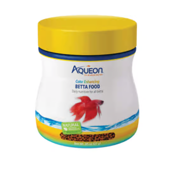 Aqueon Betta Color Enhancing Fish Food (0.95 oz)