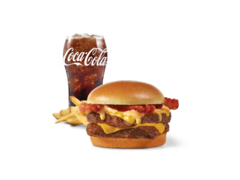 Cheesy Bacon Cheeseburger, Double Combo