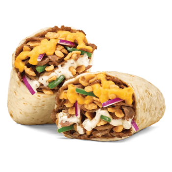 Cheesy Garlic Steak (Wrap)