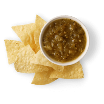 Chips & Tomatillo-Green Chili Salsa