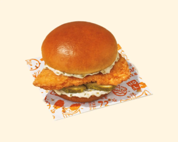 Flounder Fish Sandwich