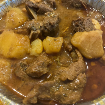 Goat Curry with Paratha