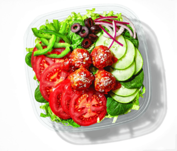 Meatball Marinara (Salad)