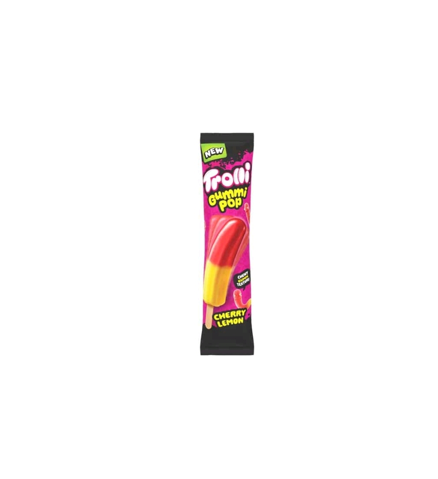 Trolli Frozen Cherry Lemon Gummi Pop