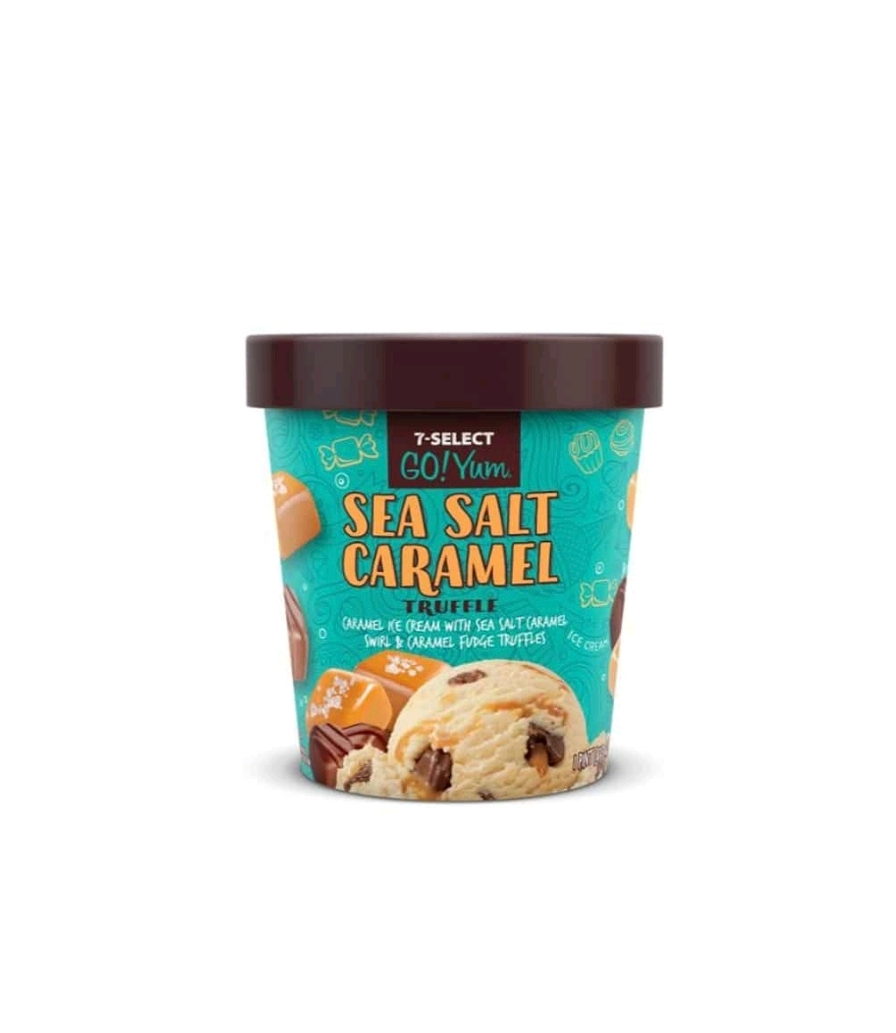 7-Select GoYum Sea Salt Caramel Truffle Ice Cream
