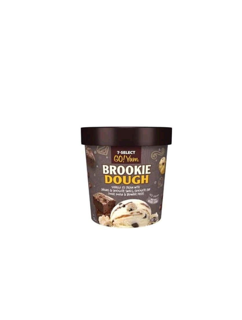 7-Select Go! Yum Brookie Dough Ice Cream Tub